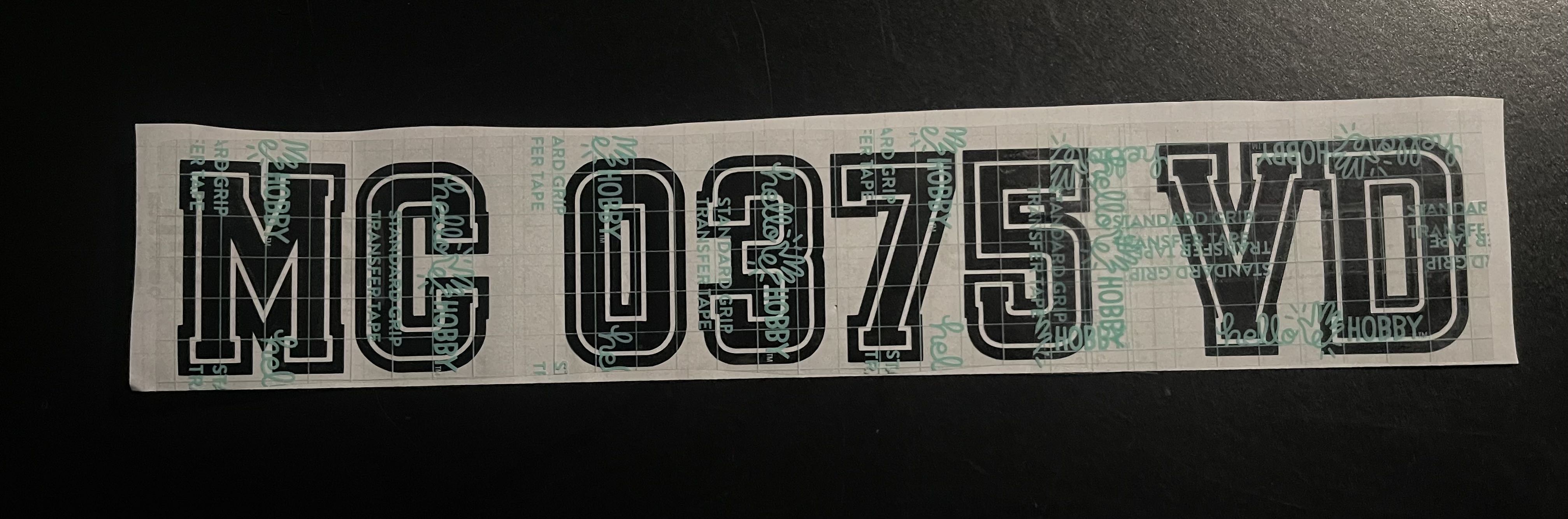 Boat Registration Decal